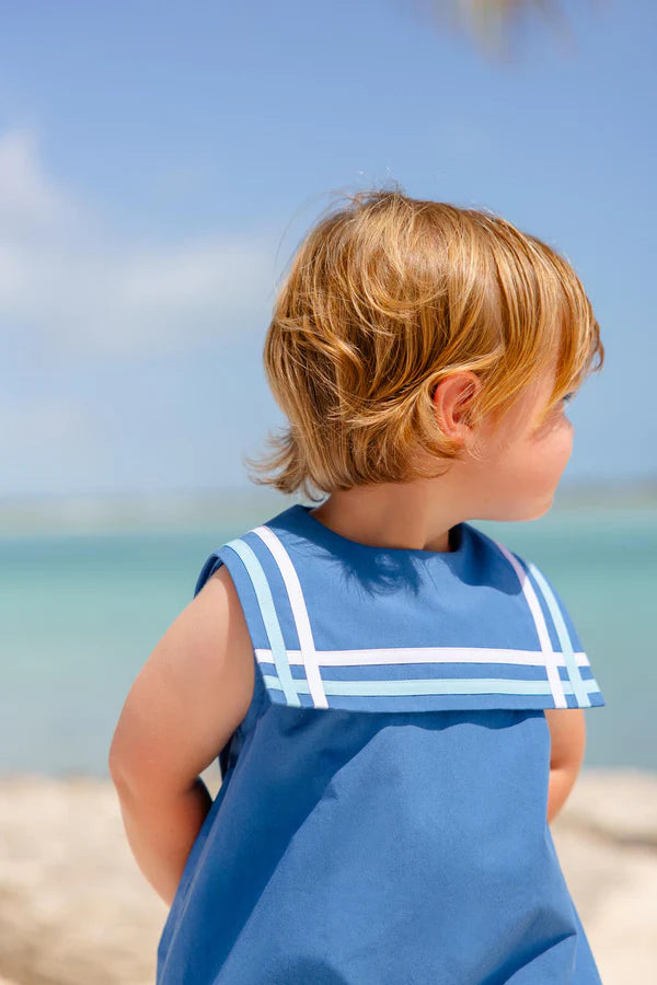 TBBC Townes Top Sail Bubble Wood Boat Blue