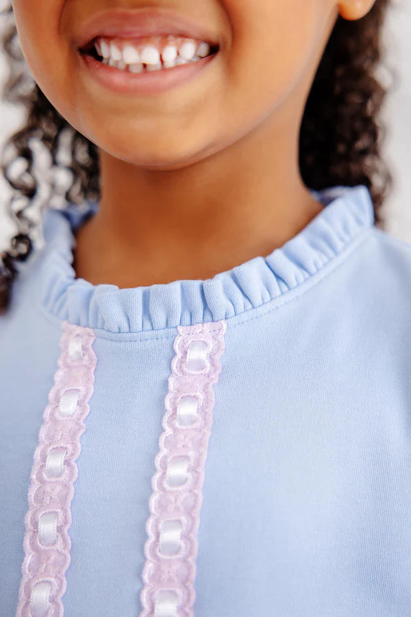 Lizzies Luxe Leisure Dress Ruffle