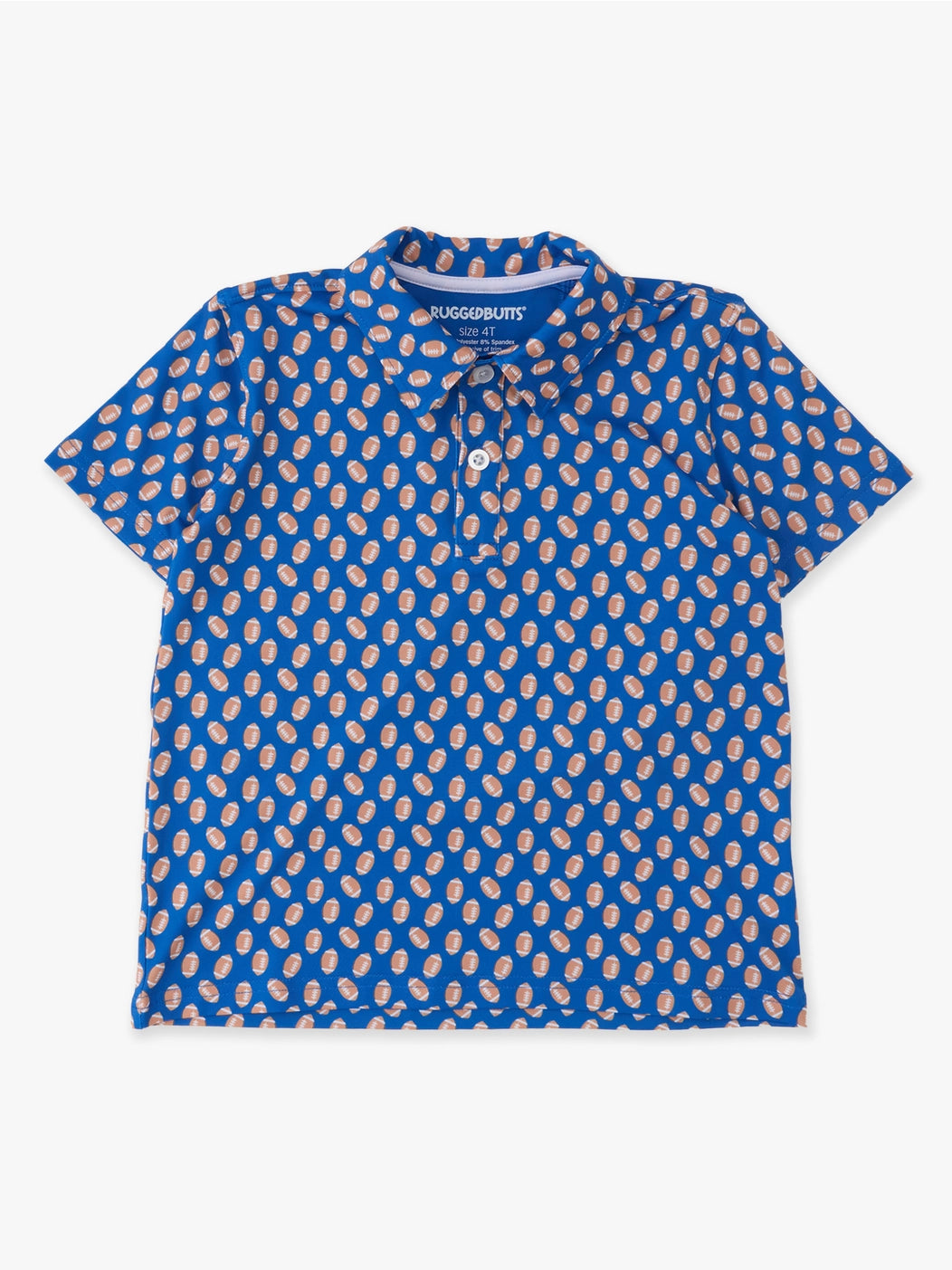 Varsity Blue Football Performance Polo