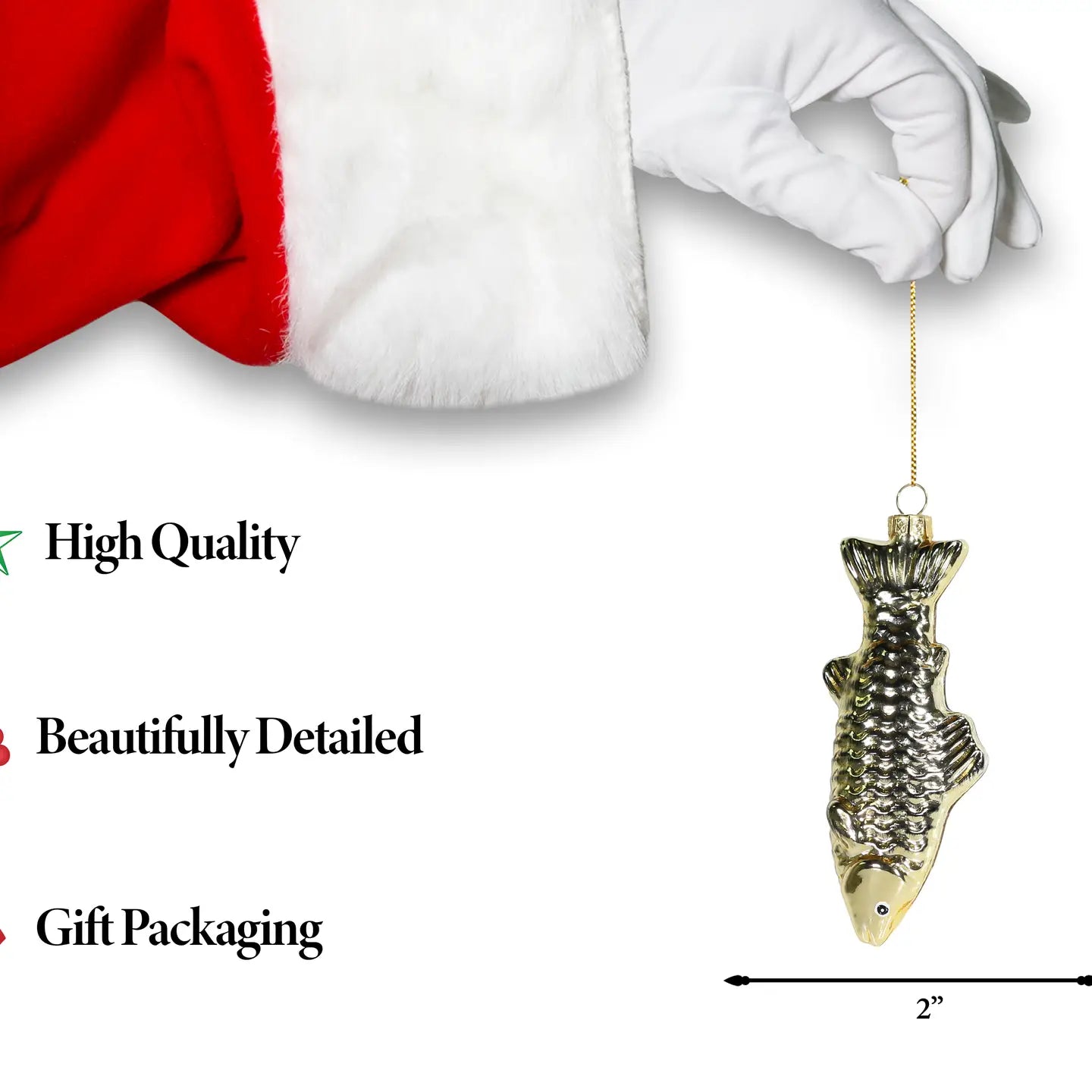 Fish Glass Ornament