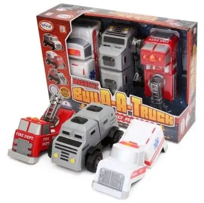 Magnetic Build-a-Truck Rescue