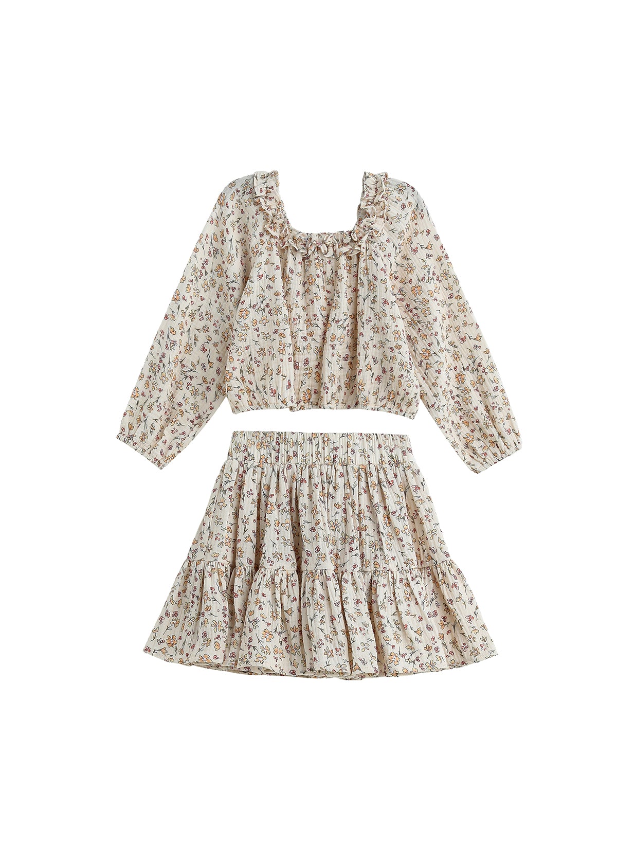 Autumn Breeze Skirt Set