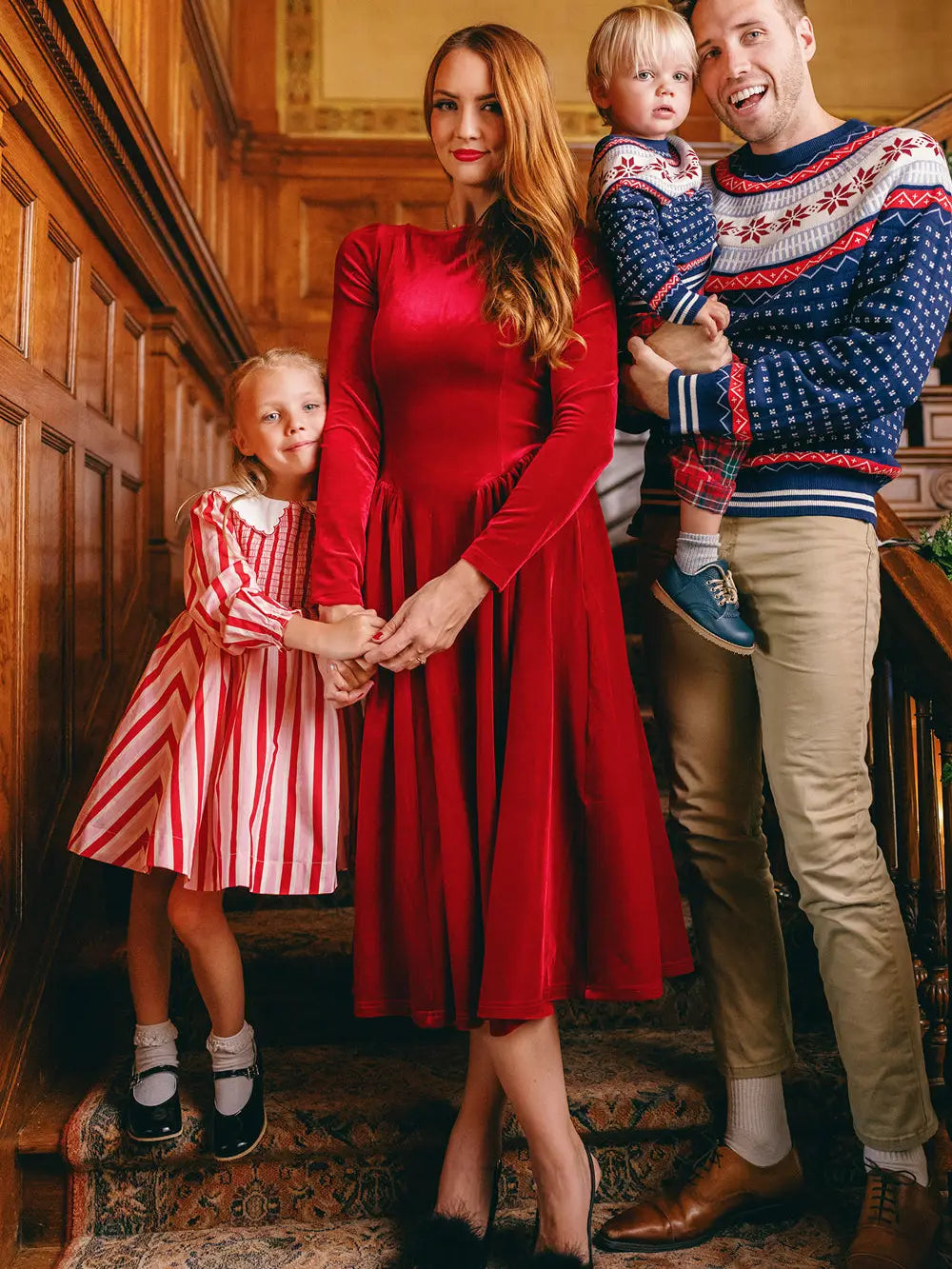 Mini Hawthorn Dress in Candy Cane Stripe