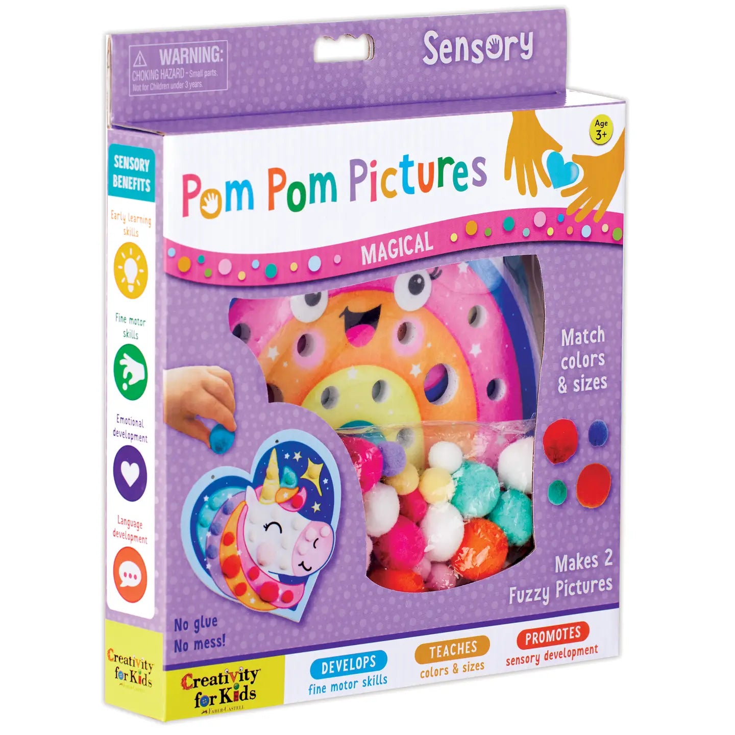 Pom Pom Magical Pictures Activity Kit for Preschool Kids