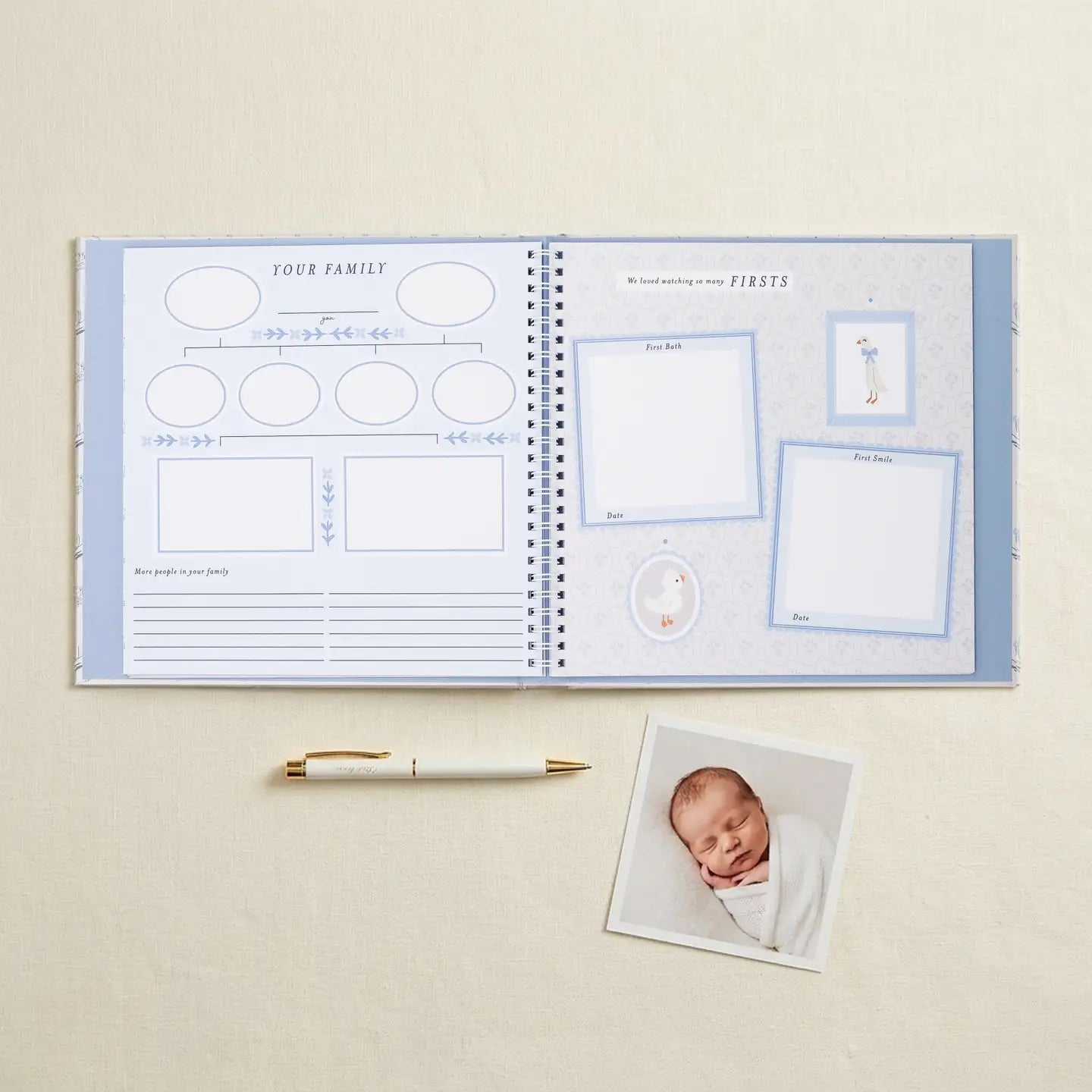 Little Goose First Year Baby Memory Book