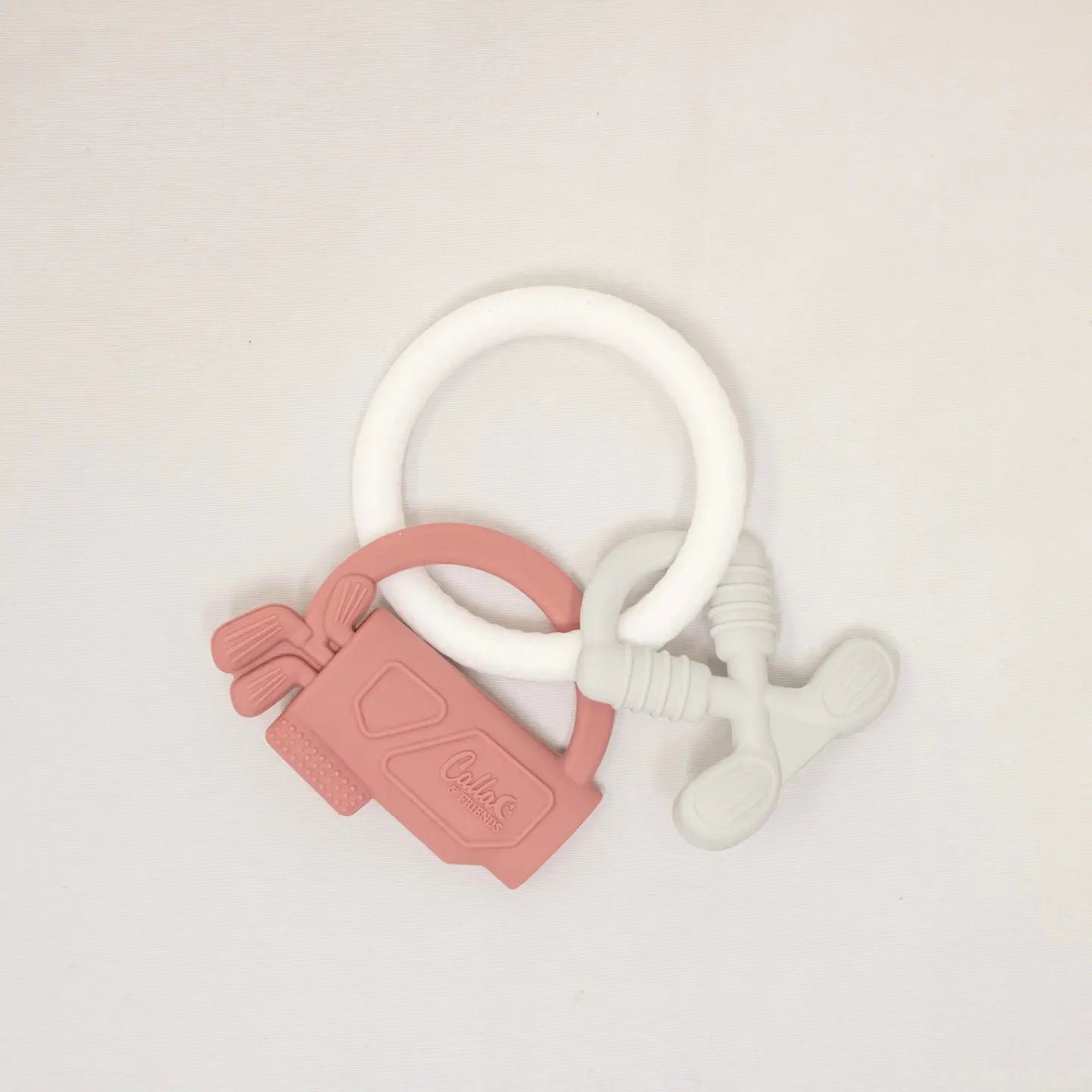 Tee Time Golf Silicone Teether