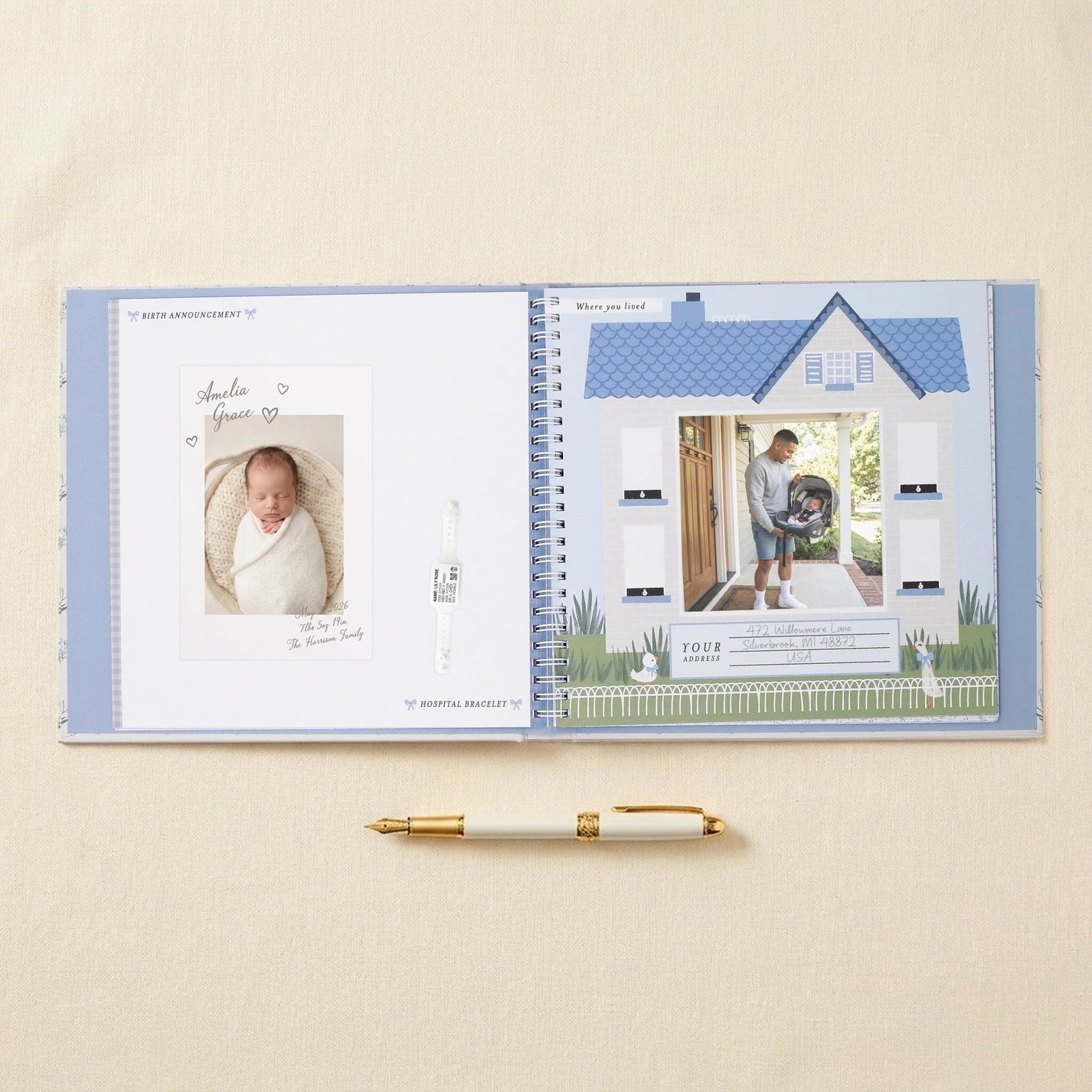 Little Goose First Year Baby Memory Book