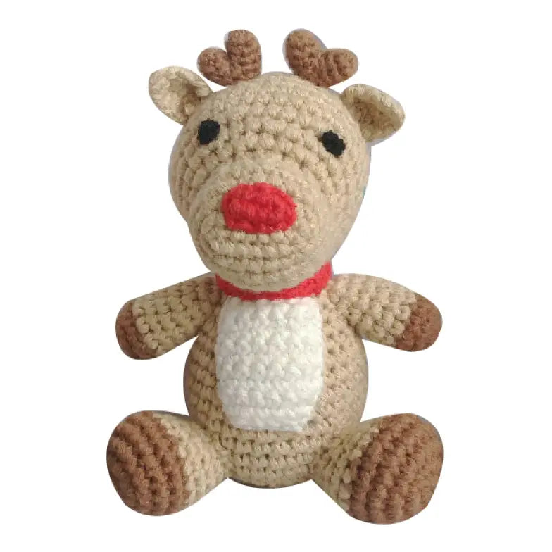 Crochet Reindeer Rattle