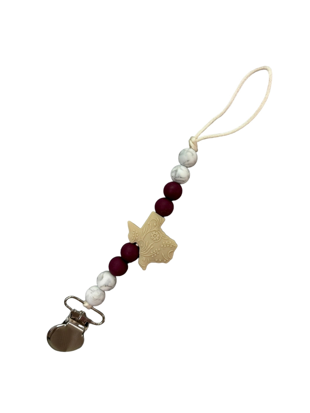 Texas Pacifier Clip