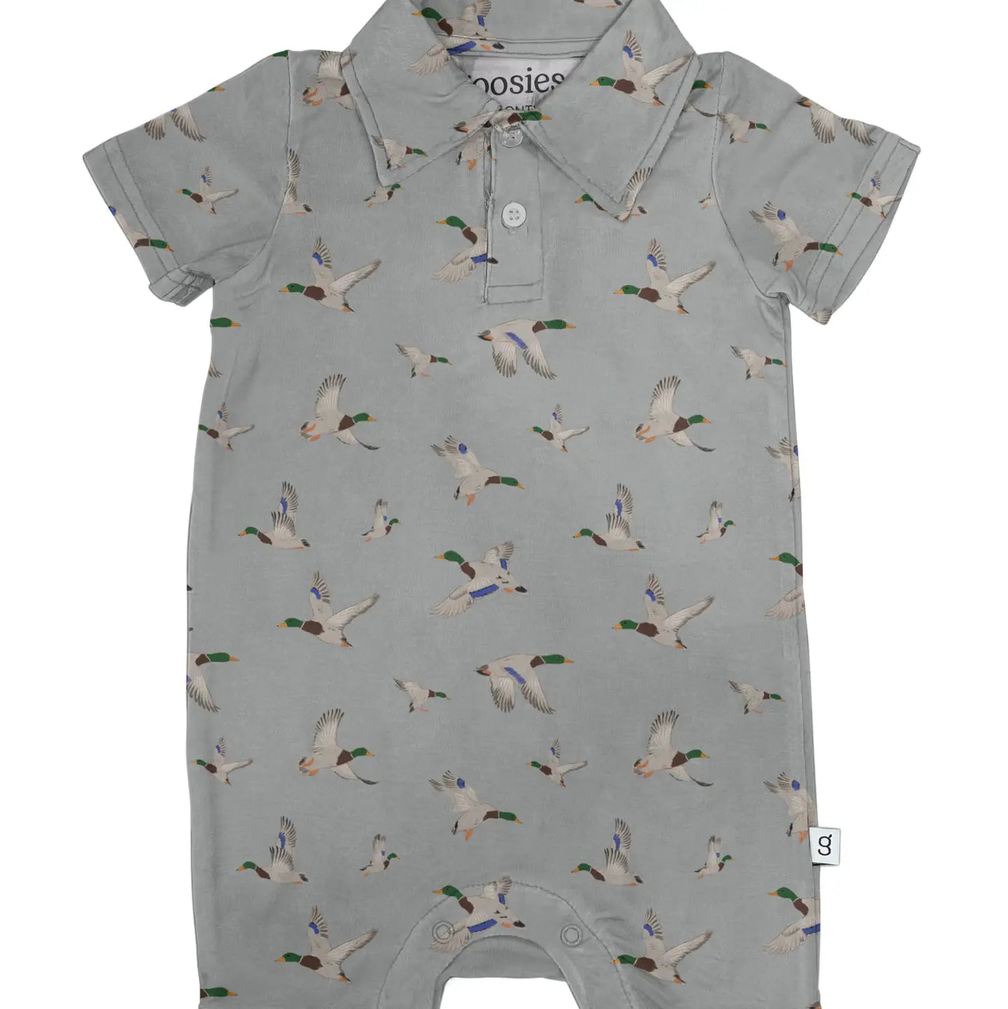 Ducks - SS Polo Romper