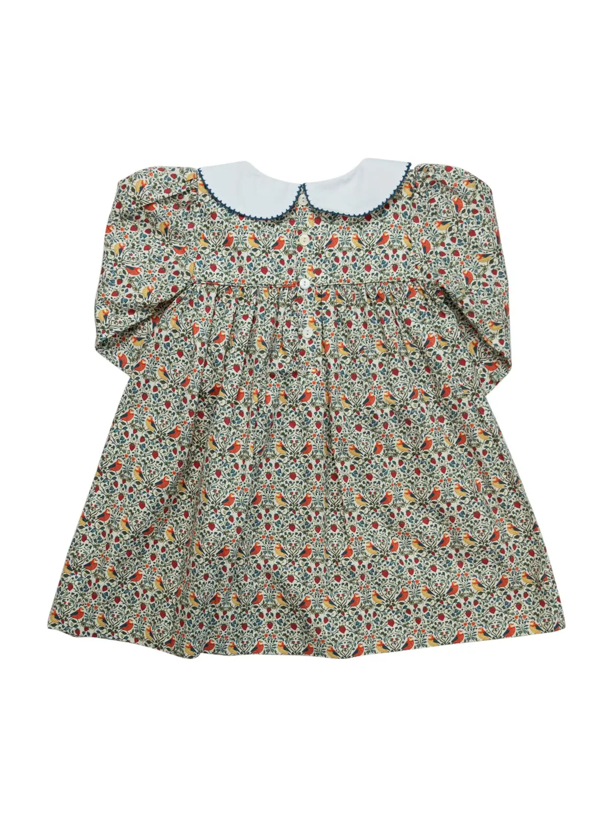 William Morris Bird Print Dress
