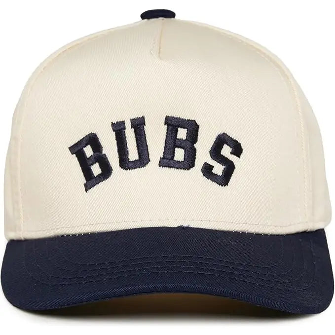 Kids/Baby Vintage Cap - Bubs (Navy/Beige)