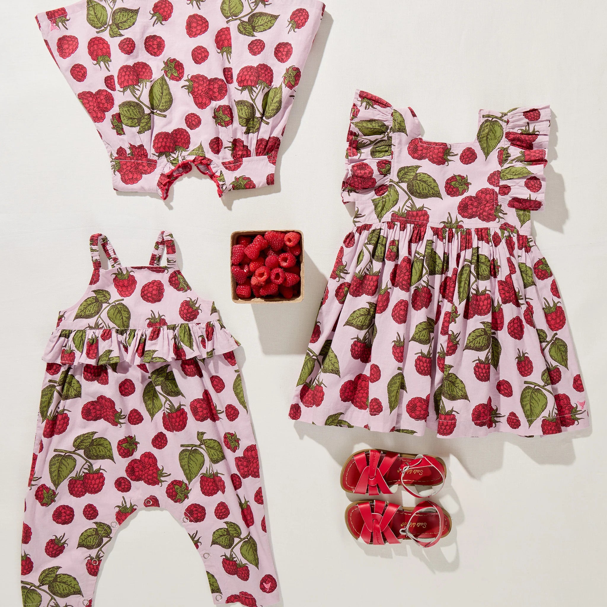 Lavender Raspberries Elsie Dress