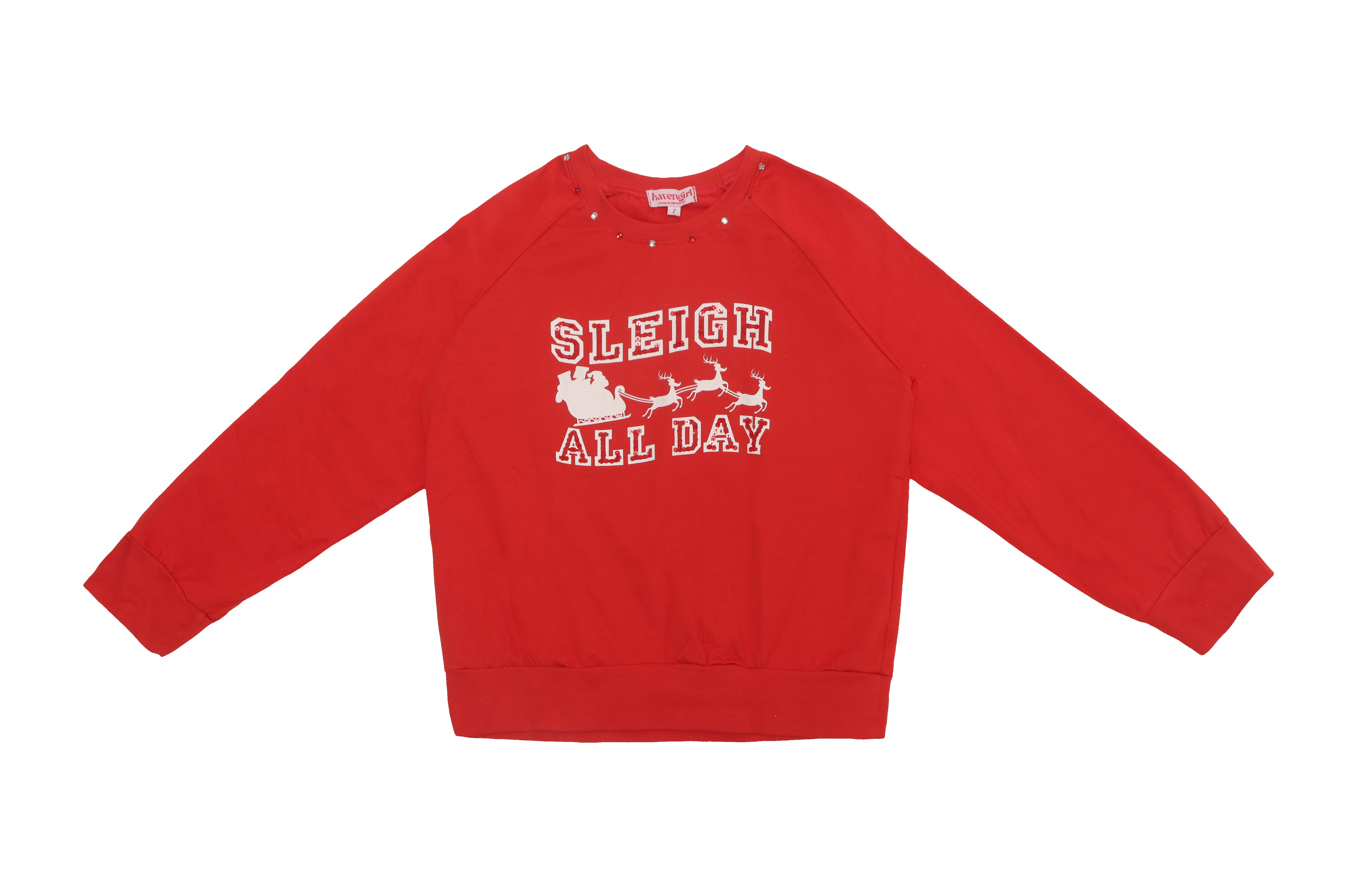 Get Red Sleigh All Day Sweatshirt