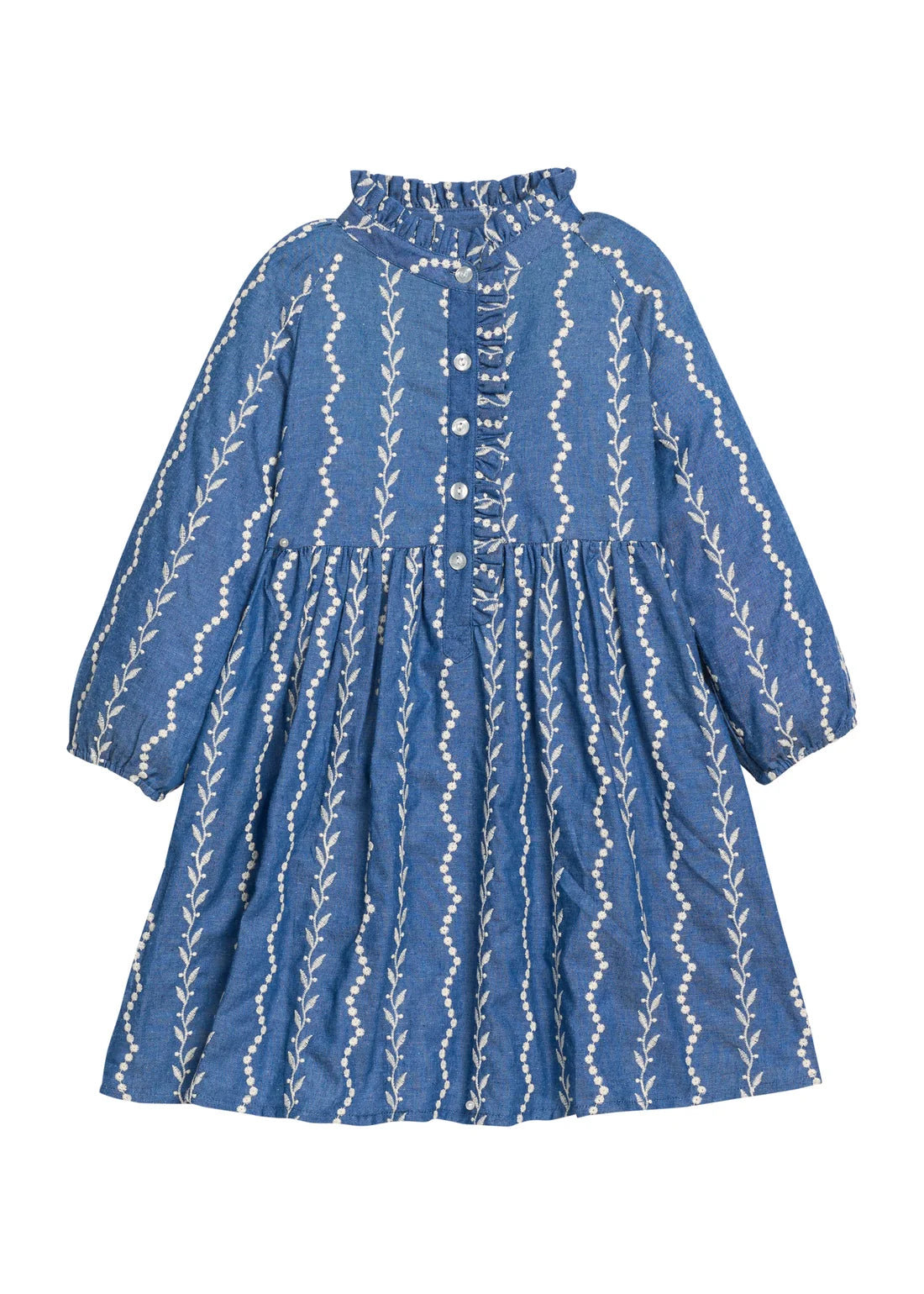 Chamonix Chambray Embroidery Amelia Dress