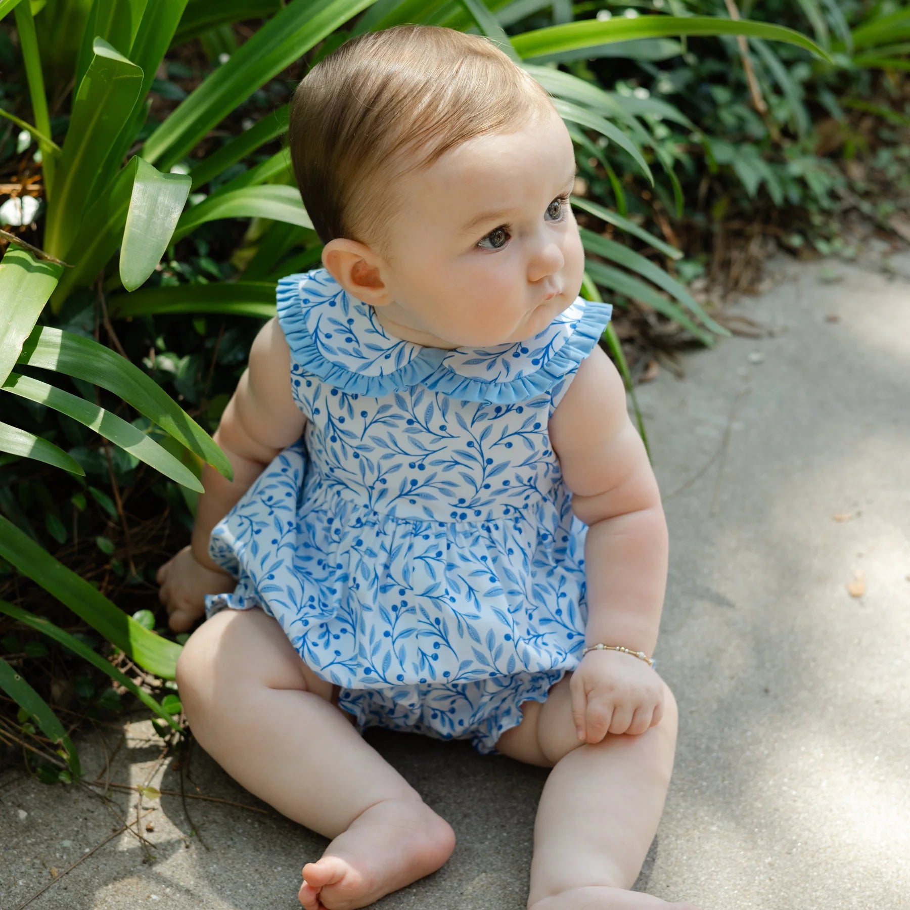 Summer Breeze Floral Romper