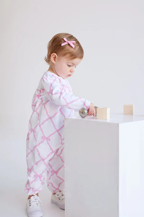 TBBC Penny's LS Playsuit Belle Meade Bow