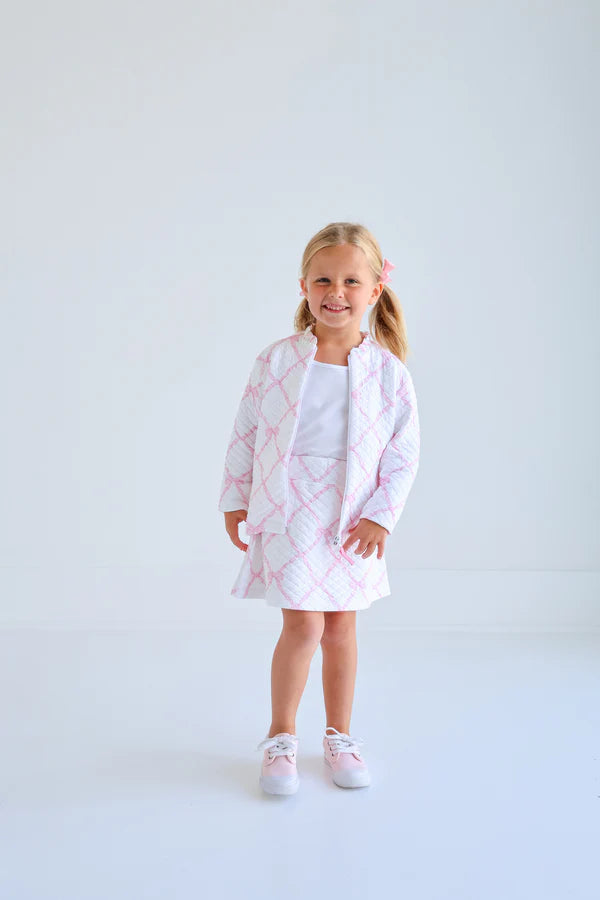 TBBC Quilted Georganna Jacket Belle Meade Bow