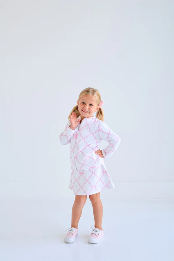 TBBC Quilted Georganna Jacket Belle Meade Bow