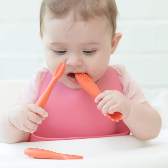 Pink Garden Party Learn to Eat Bundle