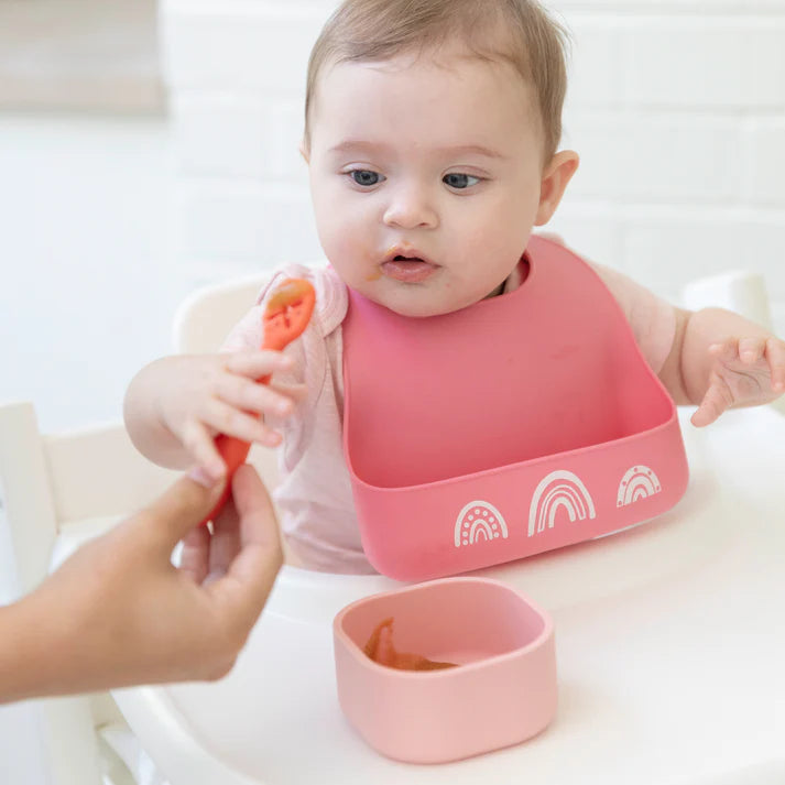 Pink Garden Party Learn to Eat Bundle