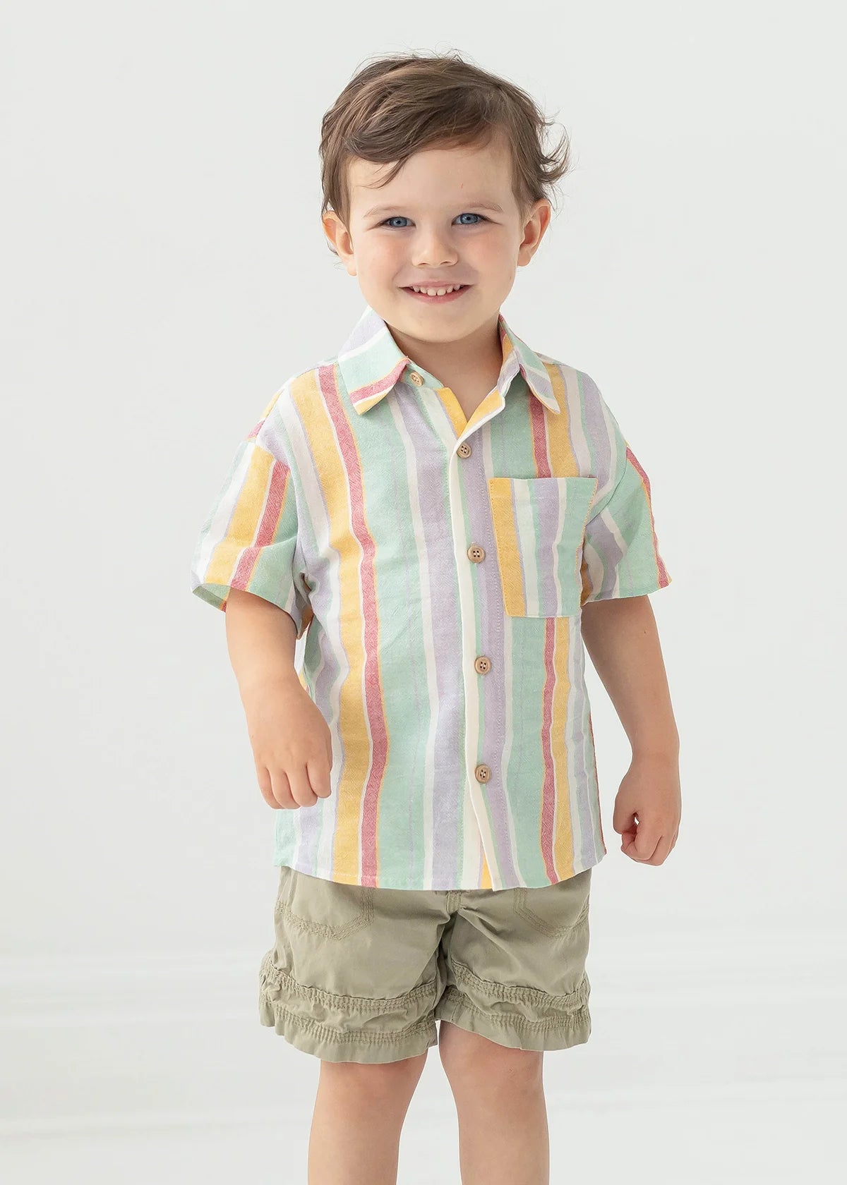 Malibu Top - Multi Stripe