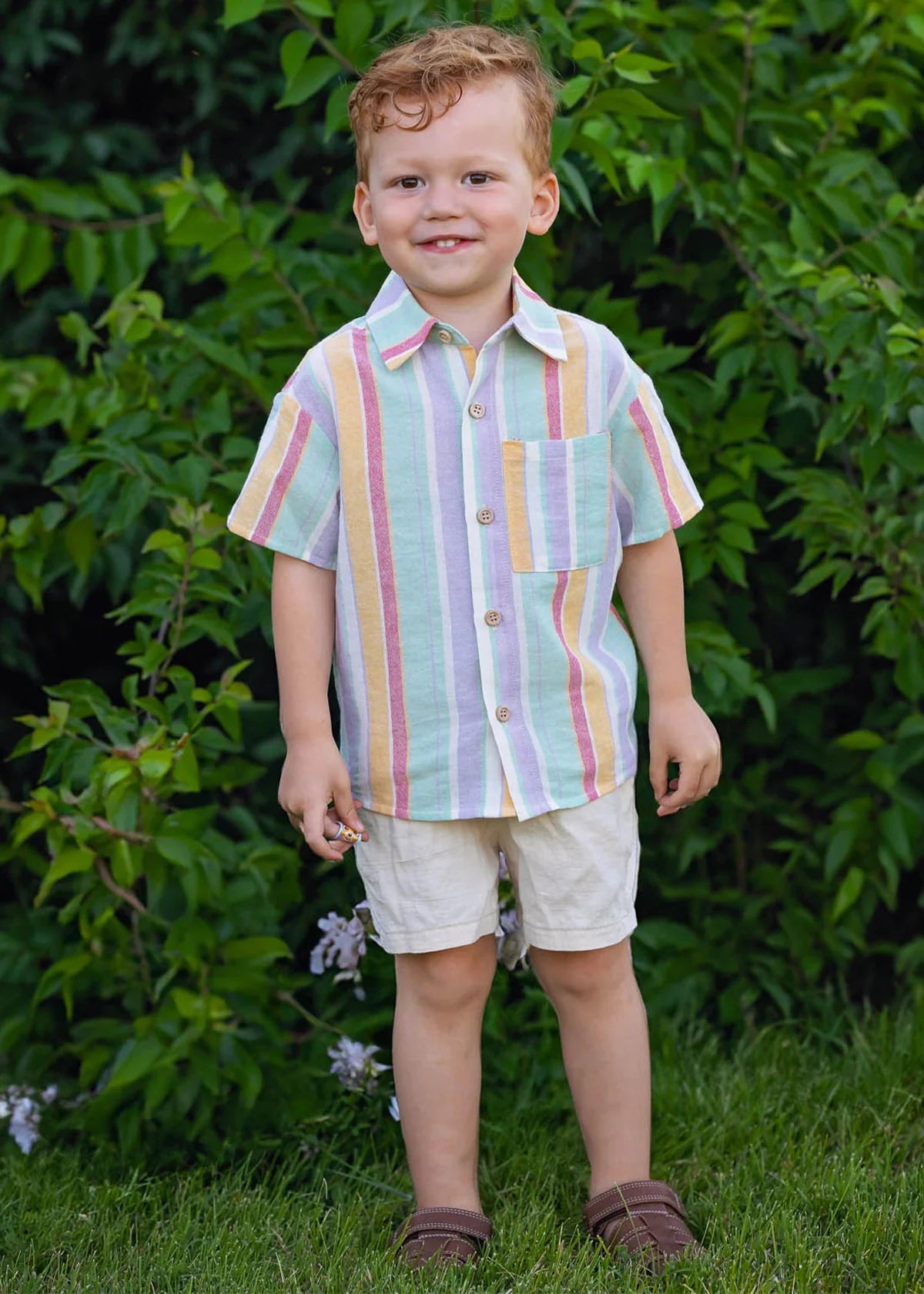 Malibu Top - Multi Stripe