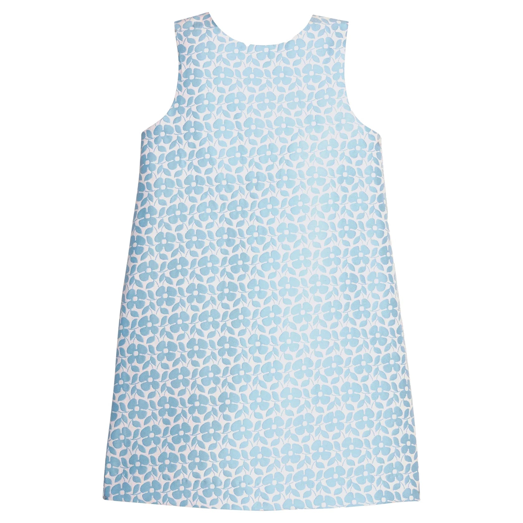 Biz Dress - Blue Jacquard