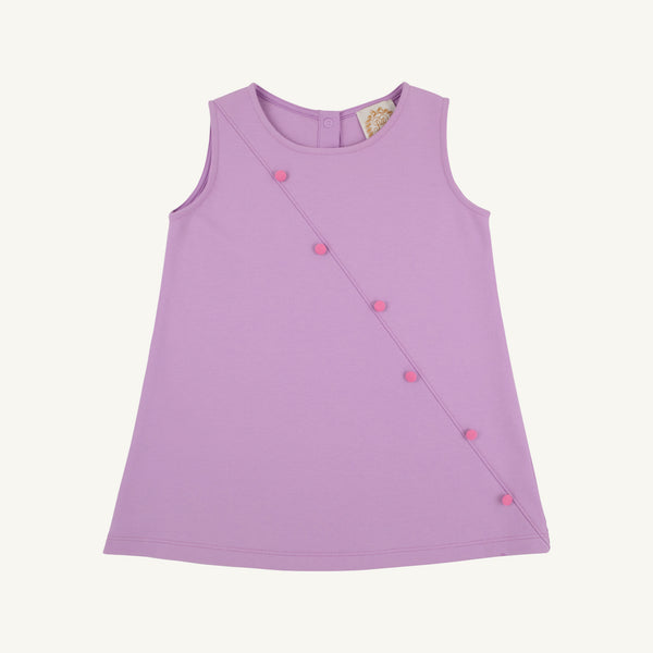TBBC Blake Button Dress Valley High Violet