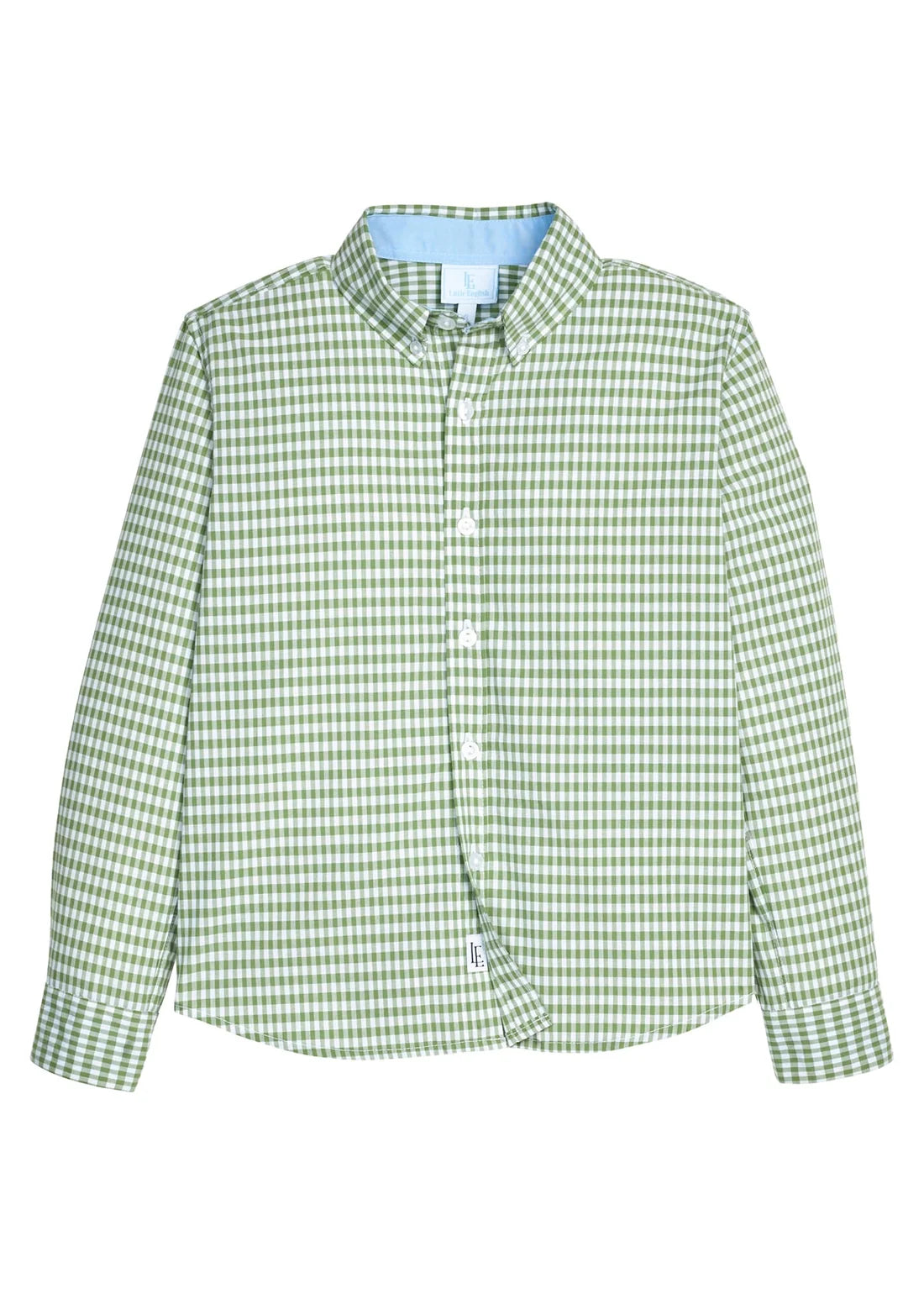 Watercress Gingham Button Down Shirt