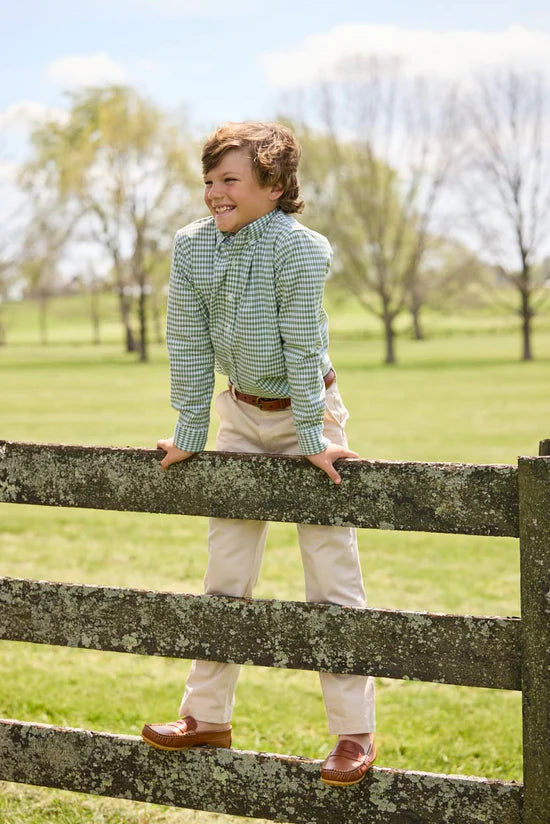 Watercress Gingham Button Down Shirt