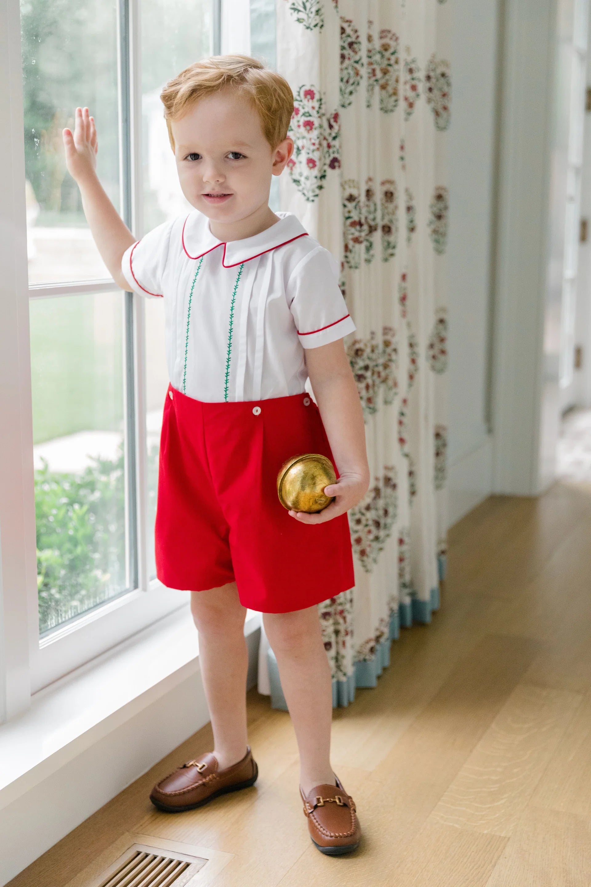 Boys Holiday Short Set