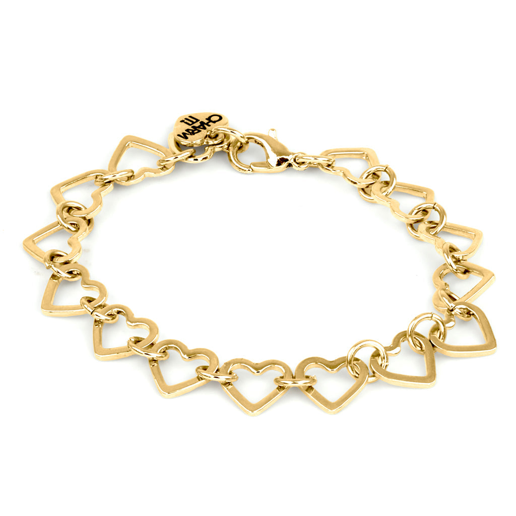 Charm It! Heart Chain Bracelet