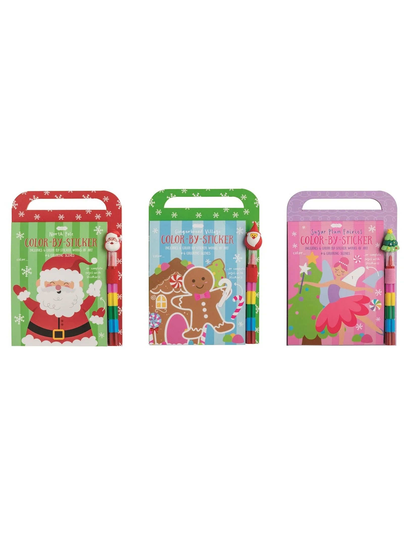 Xmas Color by Sticker Books