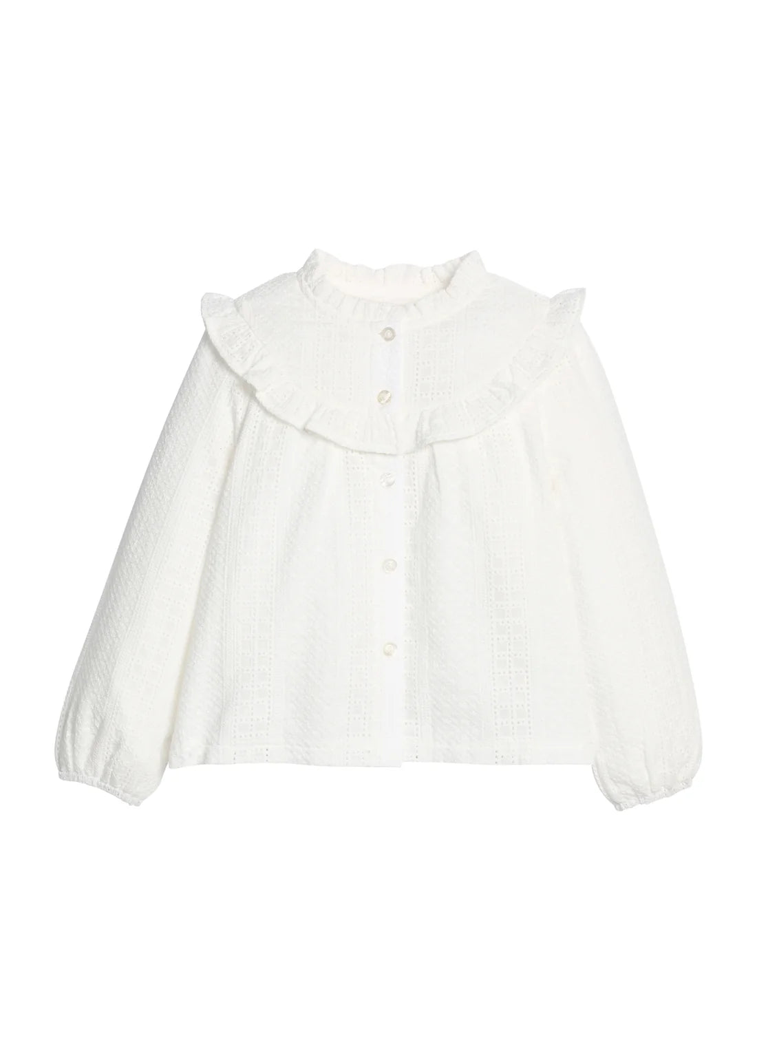 White Eyelet Cintra Top