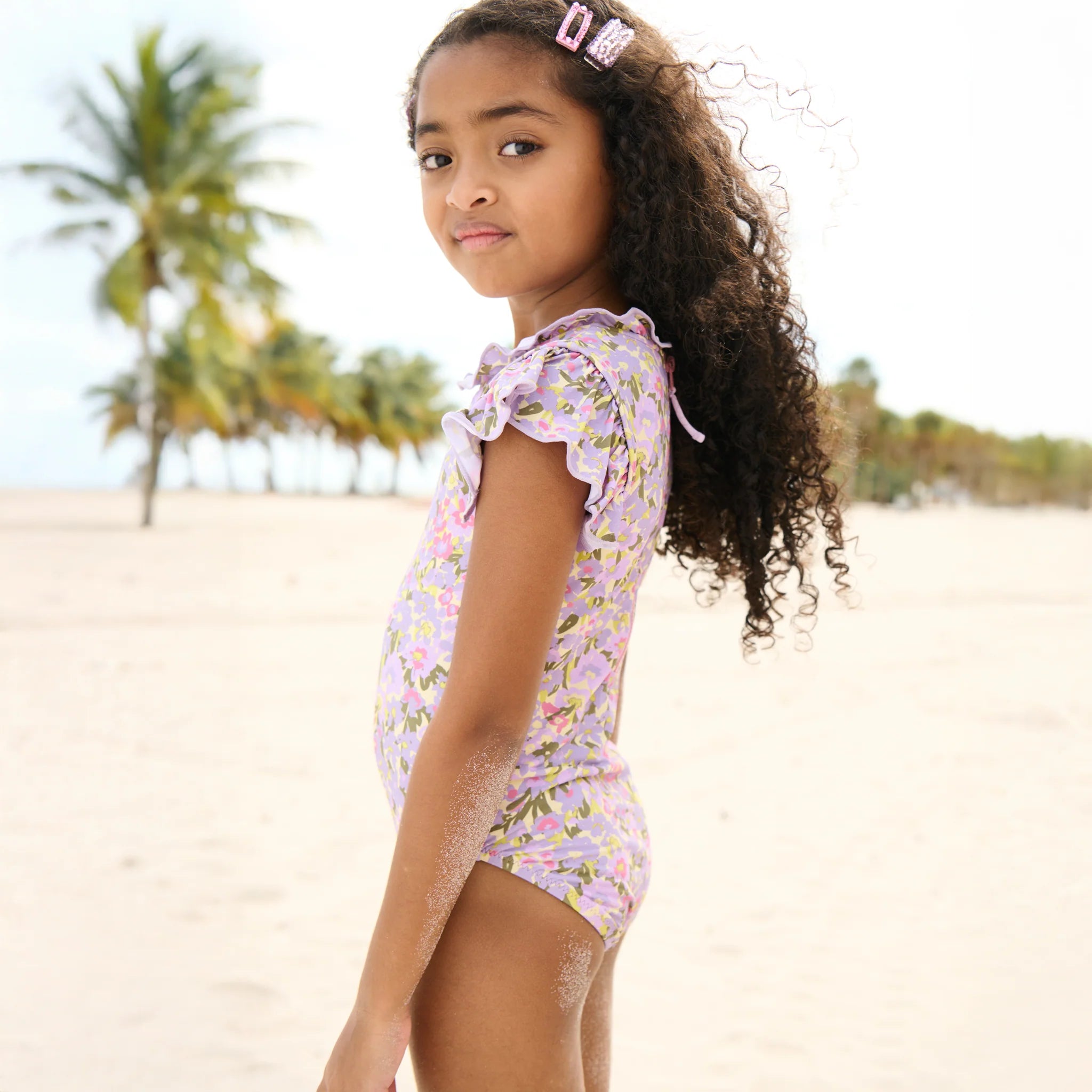 Allover Sketched Floral Jennifer Suit