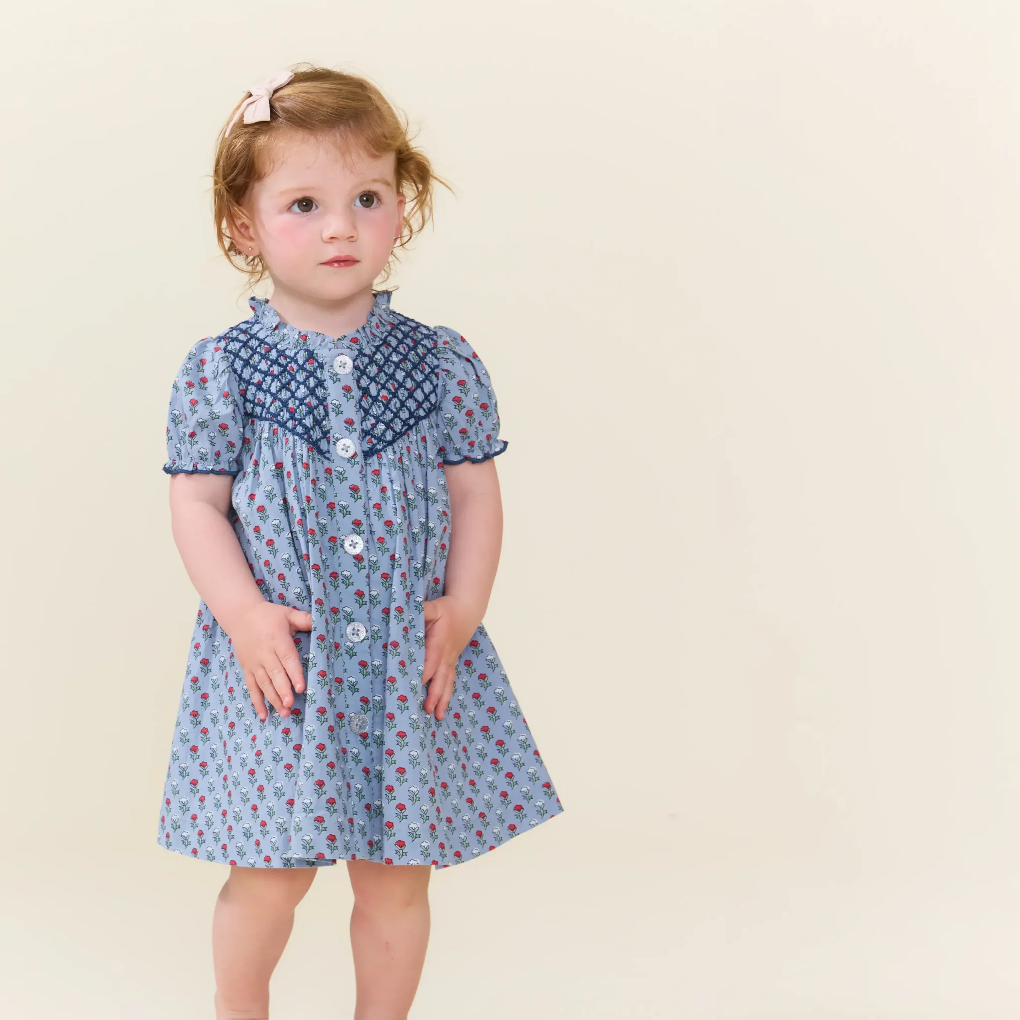 Light Blue Carnation Lucia Dress Set