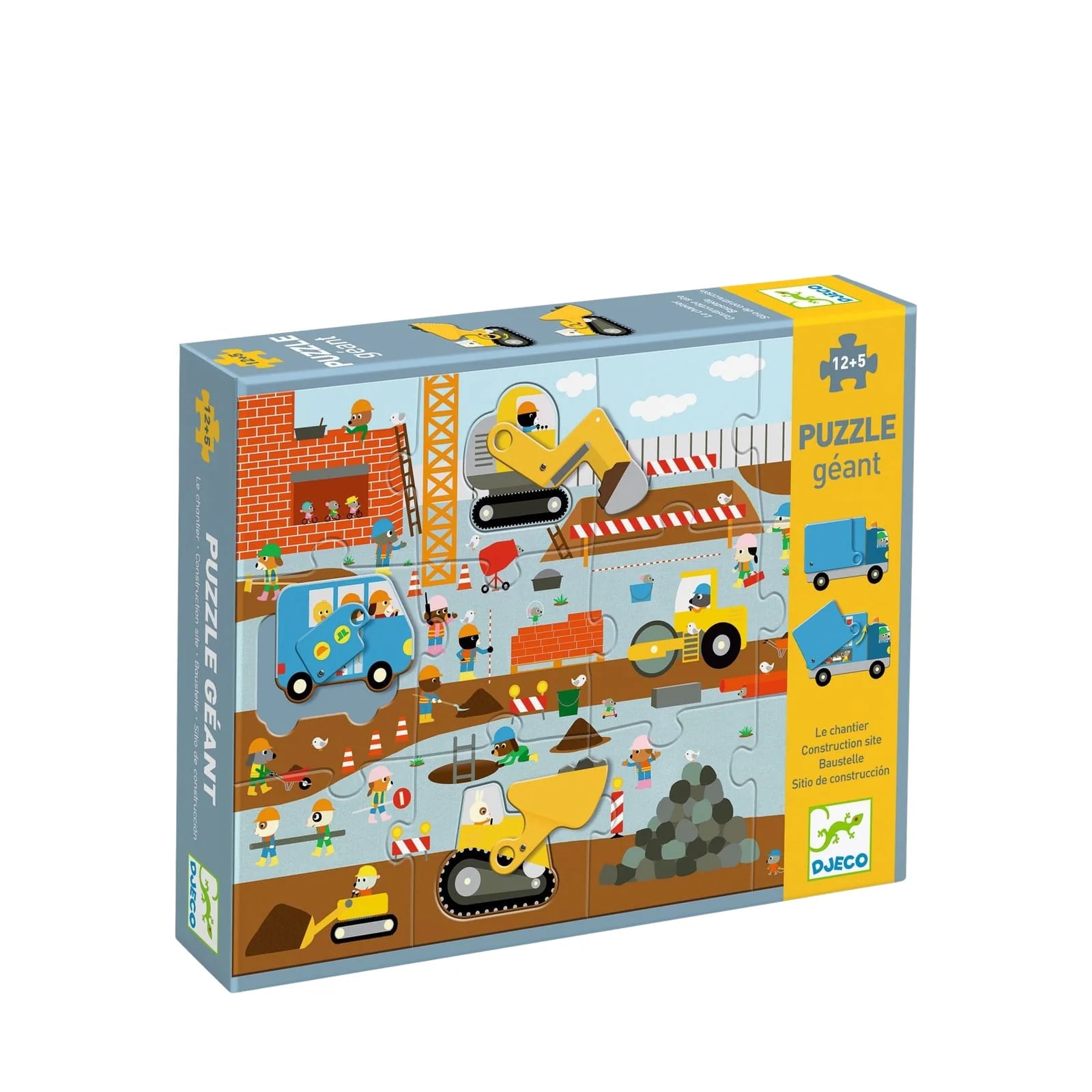 Construction Giant Floor Puzzle