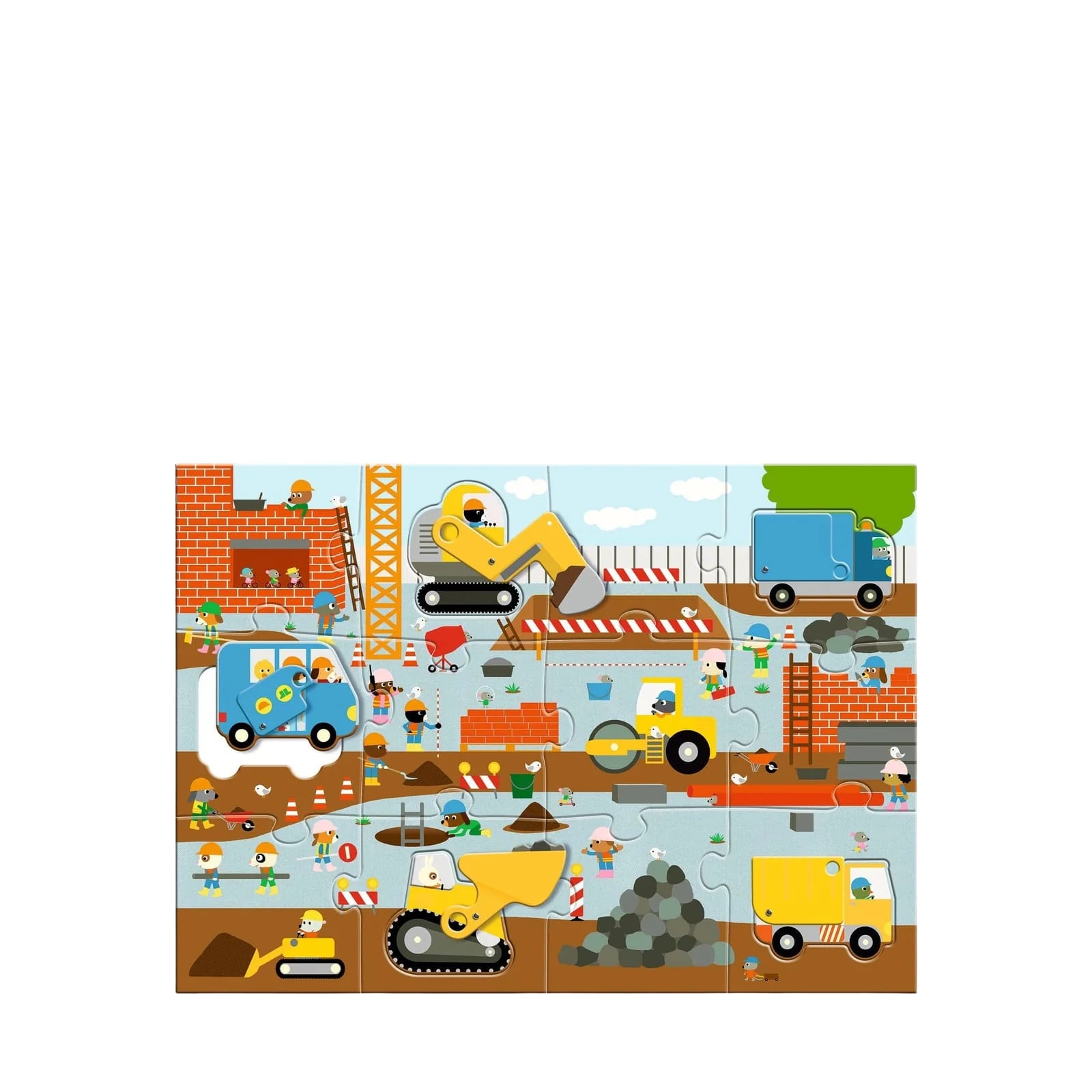 Construction Giant Floor Puzzle
