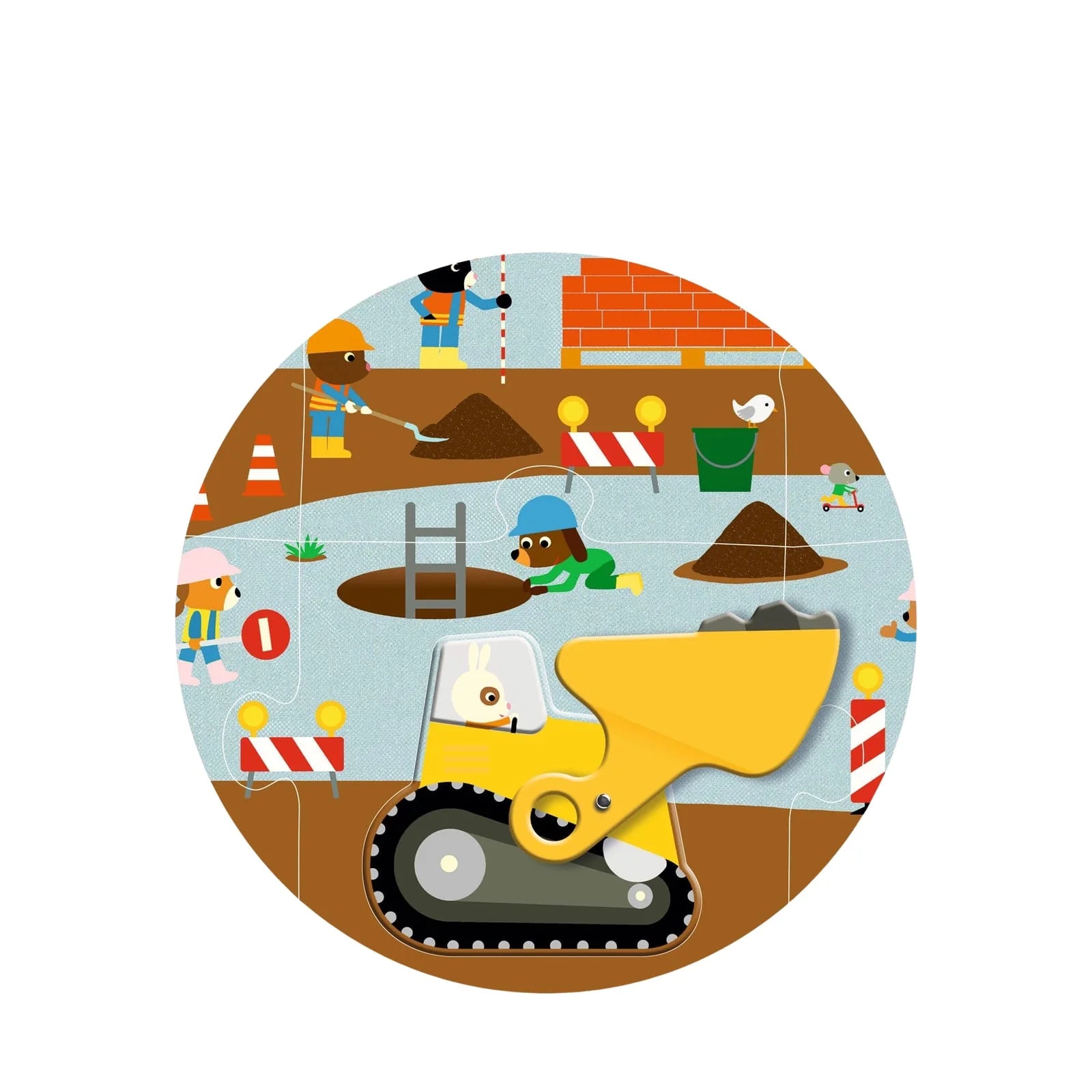 Construction Giant Floor Puzzle