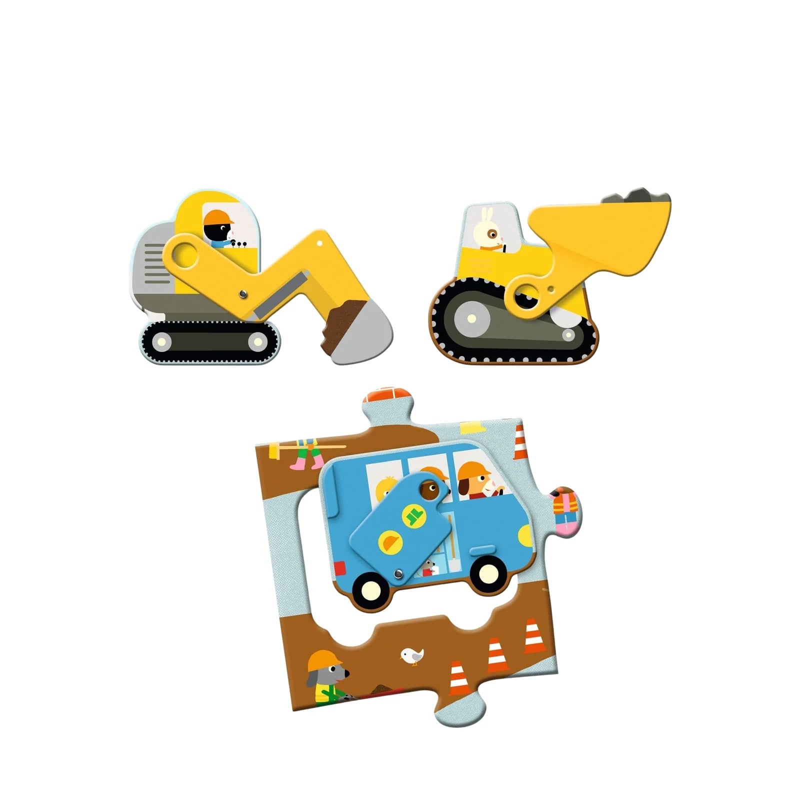 Construction Giant Floor Puzzle