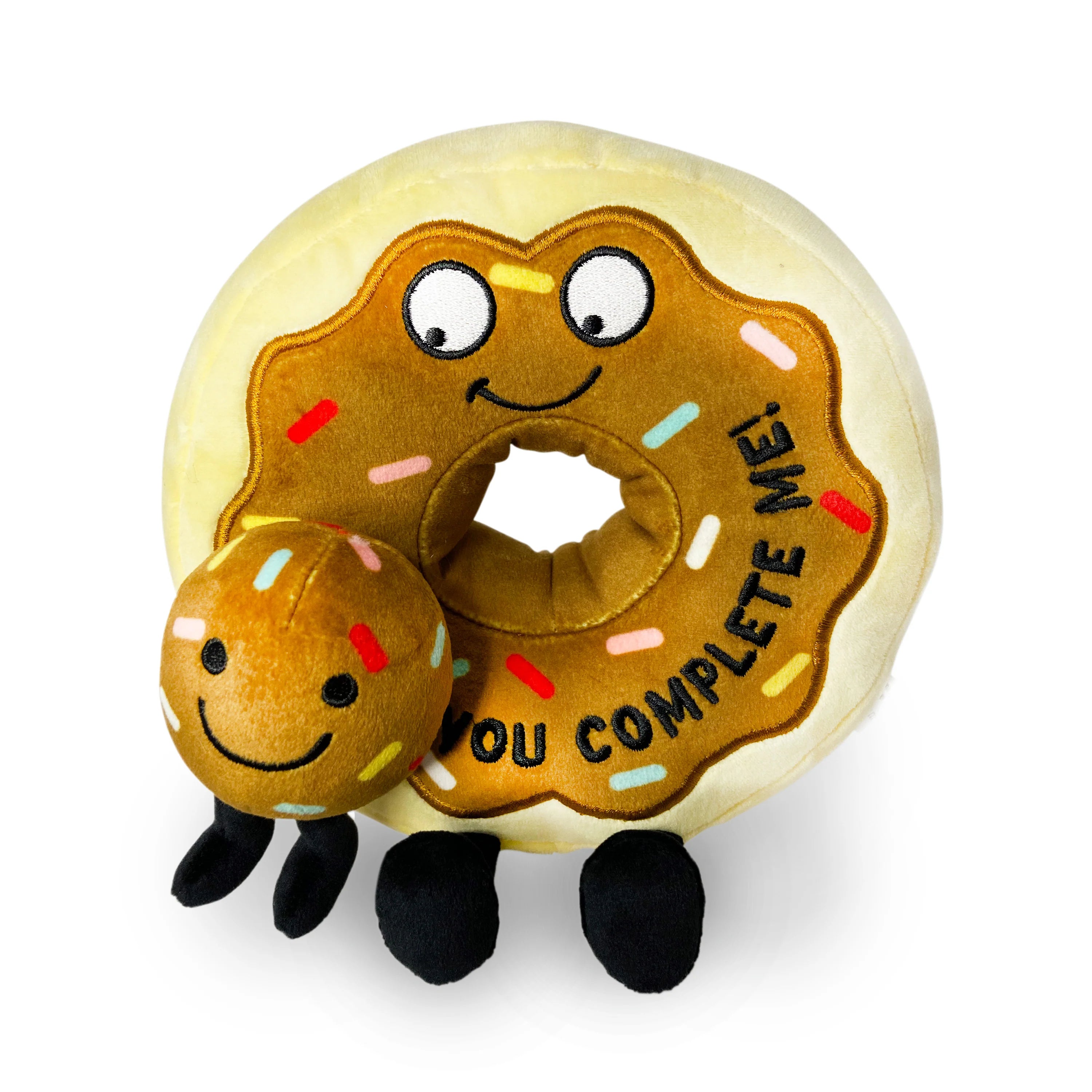 You Complete Me Plush Donut