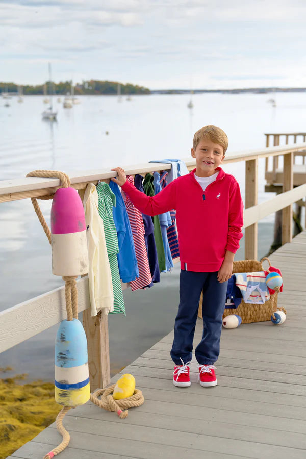 TBBC Prepletic Hayword Half Zip Richmond Red