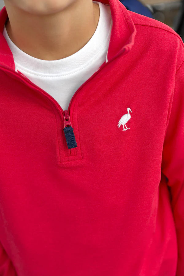 TBBC Prepletic Hayword Half Zip Richmond Red