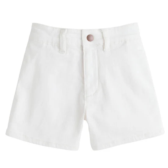 Ivory Denim Shorts
