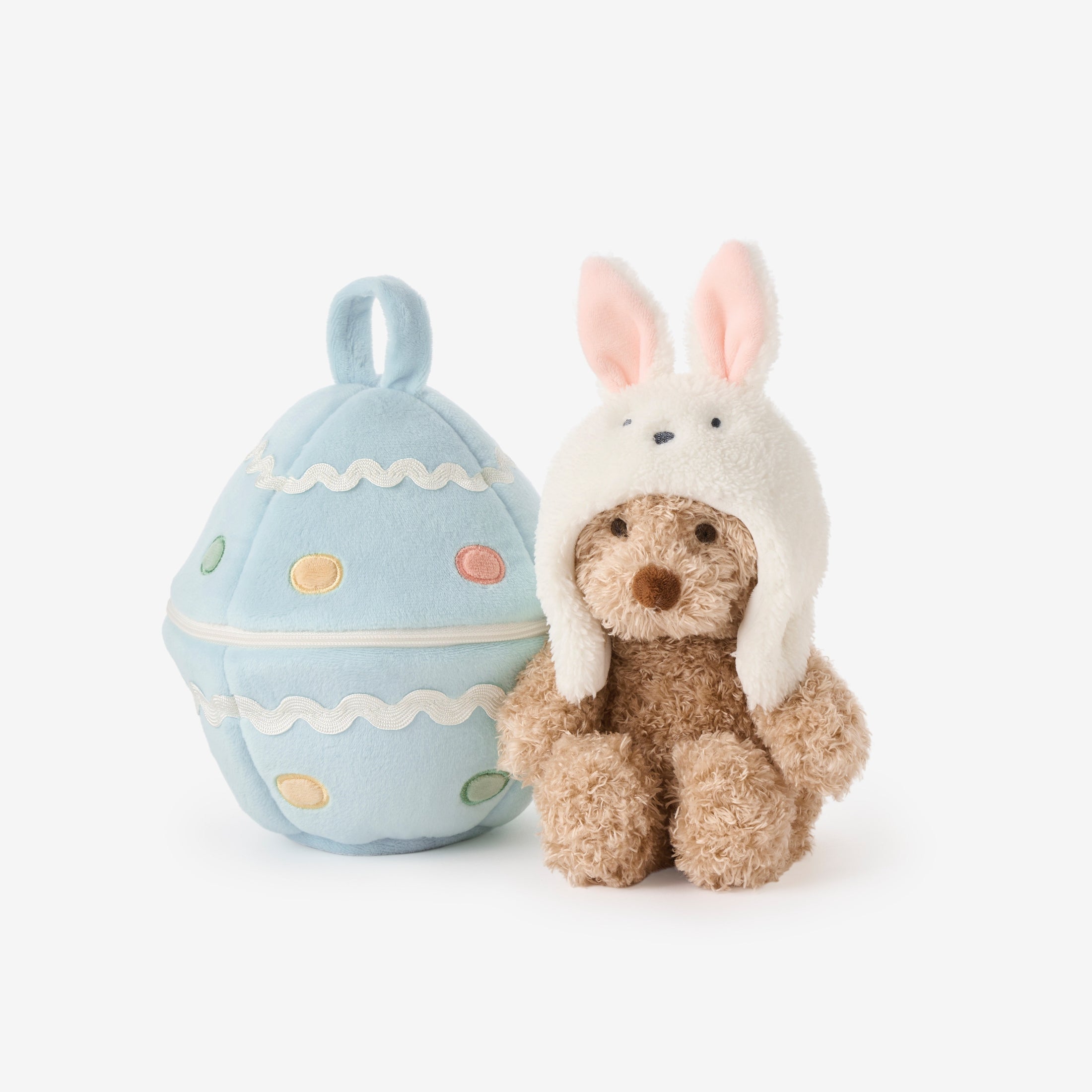 Easter Egg Bear w Bunny Hat