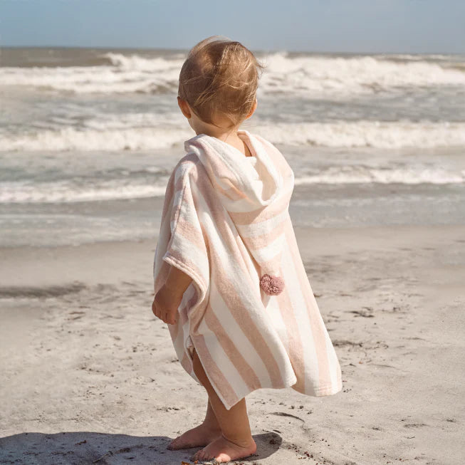 Pink Beach Poncho Coverup