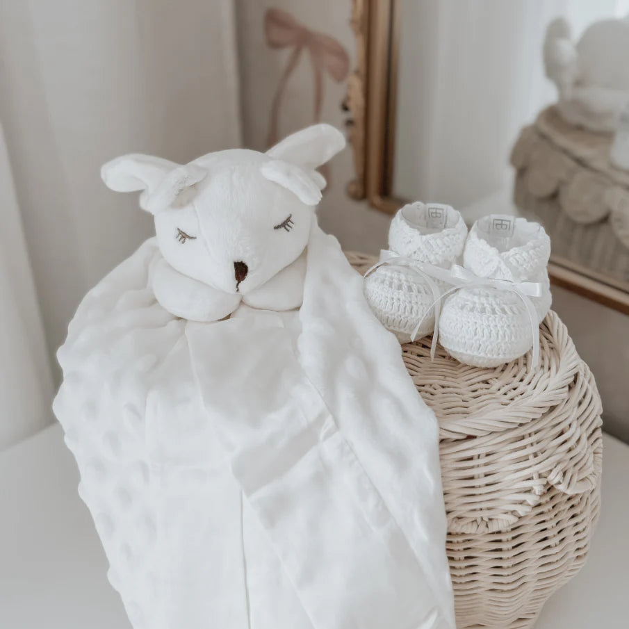 Prayer Bear Lovey Security Blanket