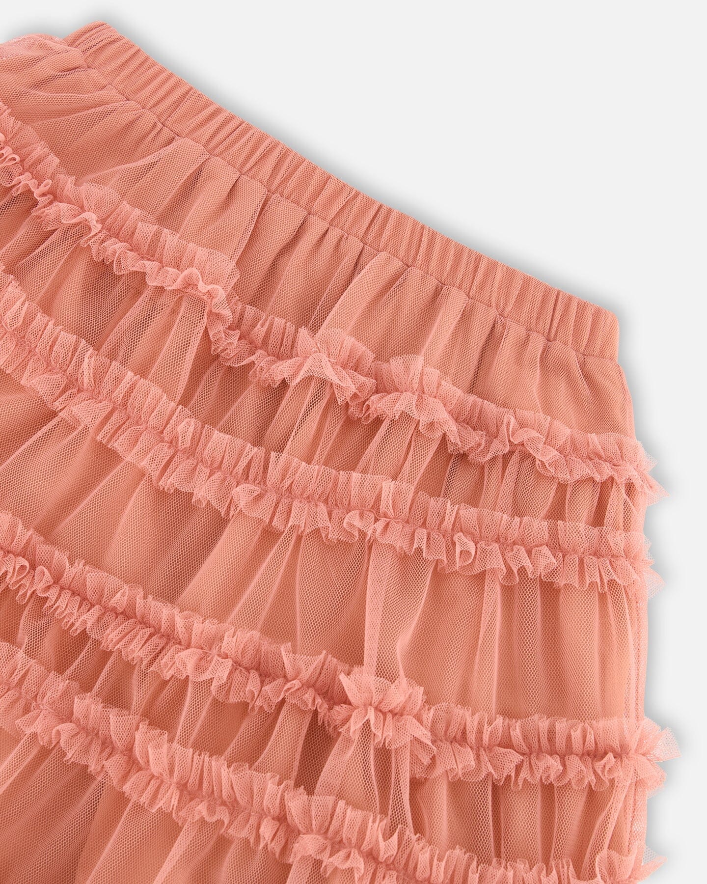Ash Rose Tiered Mid-Calf Skirt