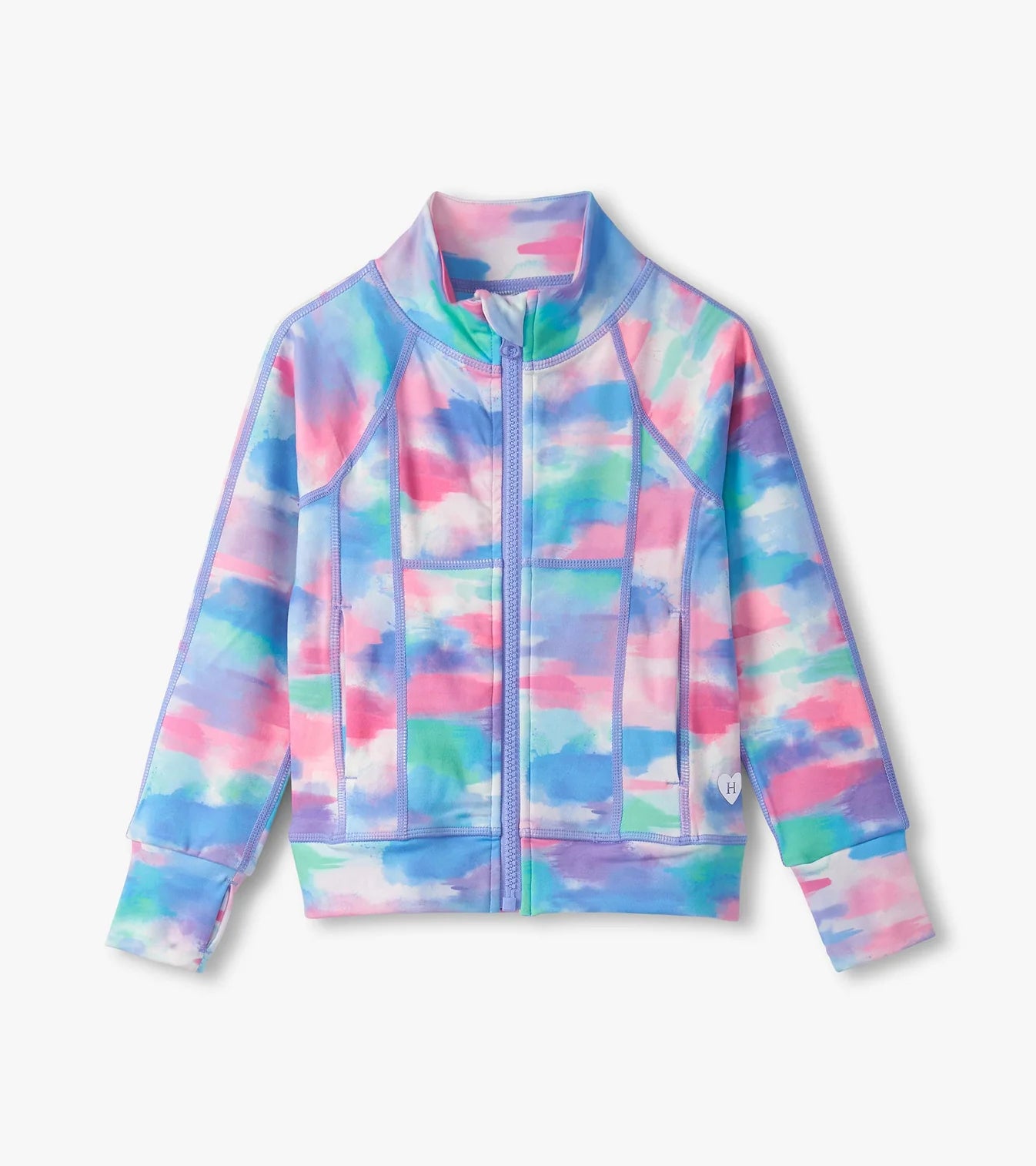 Sunset Tie Dye Zip Jacket